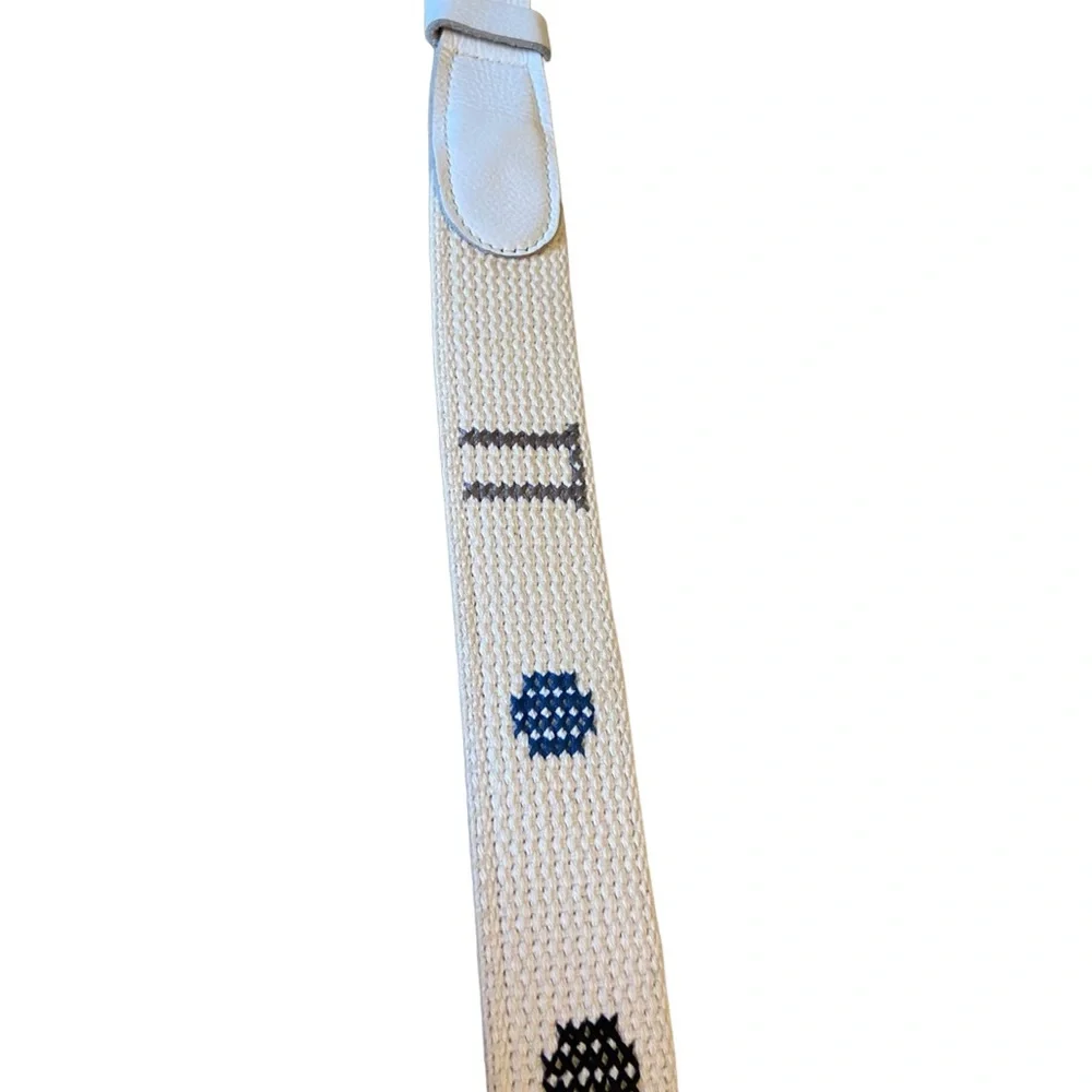 Preston Leather Products Women’s Croquet Themed Belt Size 39